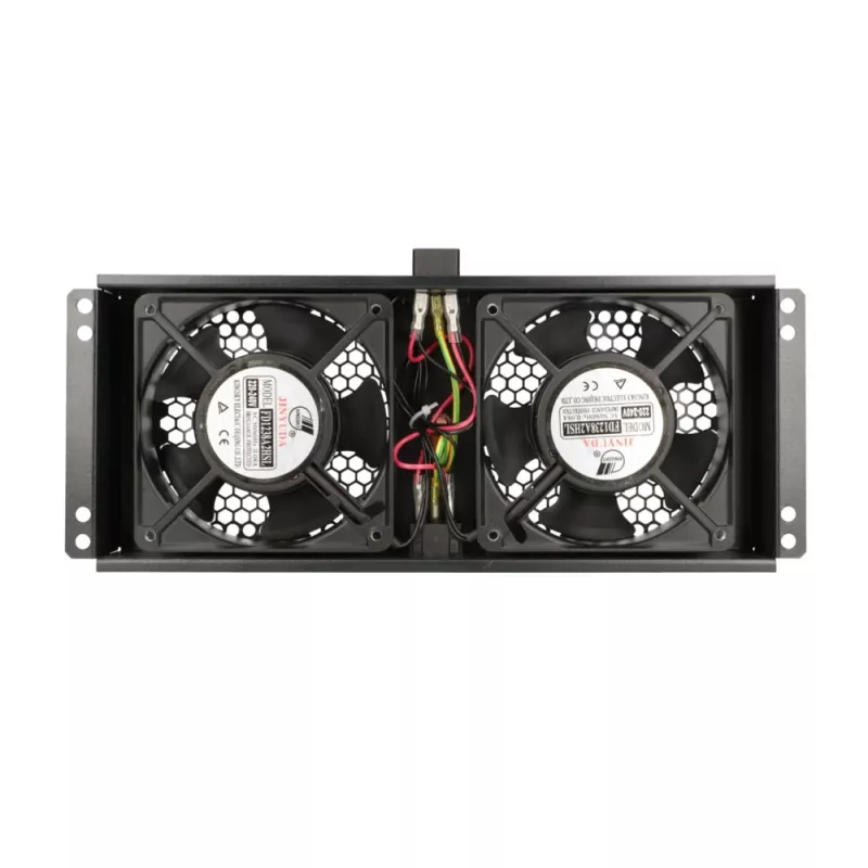 Cooling fan Extralink 2 FANS ROOF COOLING UNIT 220V AC Black Metal