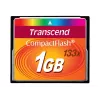 Transcend - Flash Memory Card - 1GB - 133x - CompactFlash Card (TS1GCF133)