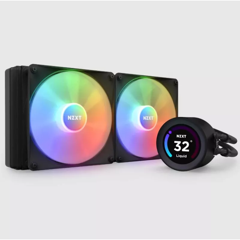 Liquid Cooler NZXT Kraken Elite 280 RGB 14 cm Black