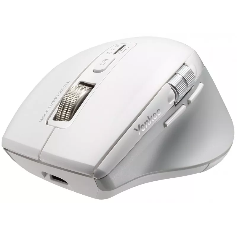 Wireless Mouse YENKEE 2095WH SPIN DUAL Smart Flying Scroll