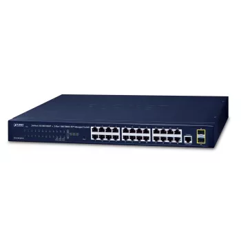 Managed L2 Gigabit Ethernet Switch PLANET GS-4210-24T2S
