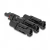 Solar panel connector DeLOCK DL4 1 x female to 3 x male black
