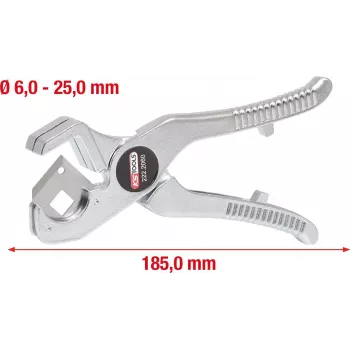 Hose cutter ks tools 222.2060 for hoses Ø 6–25 mm