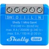 Smart relay module Shelly 1 Mini Gen4, 1P 8A, Wi‑Fi/Matter/Zigbee/Bluetooth, 110–240V, compact (2 pcs)