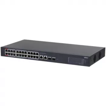 Dahua Technology CS4228-24GT-240 network switch Managed L2 Gigabit Ethernet (10/100/1000) Power over Ethernet (PoE) Black