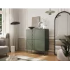 Cama 4D chest of drawers TRESSE 100x40x110 matte green