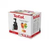 Slow juicer Tefal Juiceo ZC150 — 150 W, 4.5 cm feeding tube, 0.8 L juice & pulp containers, 80 RPM, Black/Red