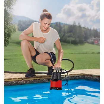 Einhell clear water pump GC-SP 2275, submersible / pressure pump (red / black, 220 watts)