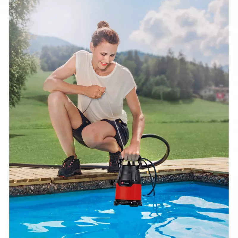 Einhell clear water pump GC-SP 2275, submersible / pressure pump (red / black, 220 watts)