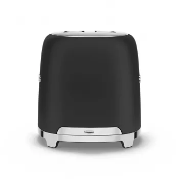 Toaster Smeg 50's Style TSF01BLMEU 2 Slice Black Stainless Steel