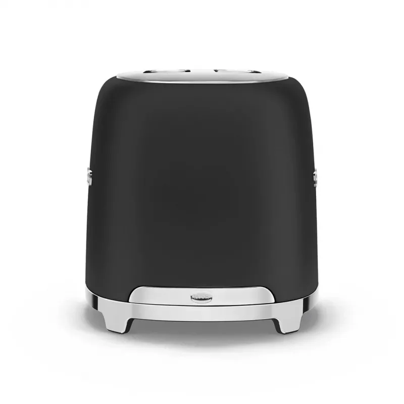 Toaster Smeg 50's Style TSF01BLMEU 2 Slice Black Stainless Steel