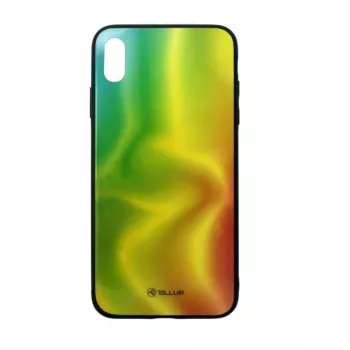 Screen protector glass Tellur for iPhone XS Max — printed silk finish