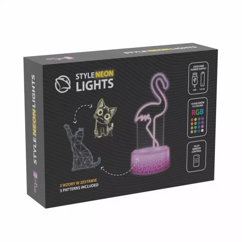 Table/Decorative LED lamp MANTA SNL119RGB RGB 3D animal-shaped light for interior decoration
