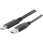 USB Cable ShiverPeaks BS77143-1.8 1.8m USB A USB C Black