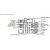 DECT telephone Grandstream GXP1628 — DECT desk/wall phone, LCD 132x48 px, speakerphone, 500 contacts, RJ‑9 headset