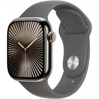 Apple Watch S10 Titanium Natural Cellular 42mm (Sport bracelet stone grey) M/L