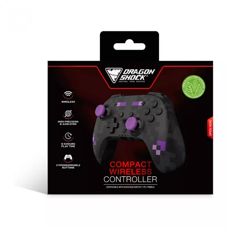 Dragonshock Controller Poptop Wireless Cubes black switch