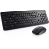 Wireless Keyboard and Mouse Set Dell KM3322W Black — compact layout, wireless connection, batteries included