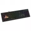 Gaming keyboard SAVIO STYX BROWN — mechanical Outemu Brown, QZERTY US International, RGB, USB, full-size 104 keys, black