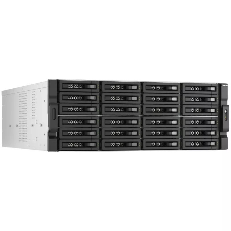 QNAP - TL-R2400PES-RP - Festplatten-Array - 24 Schächte (SATA-600 / SAS-3) SAS 12Gb/s (extern) Rack einbaufähig 3U