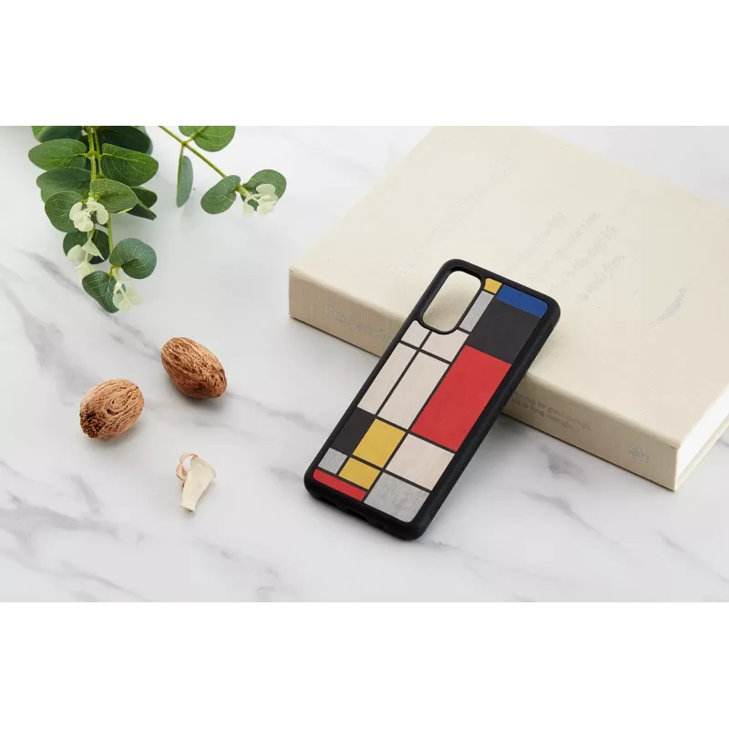 Phone case Man and Wood for Samsung Galaxy S20 — wood black