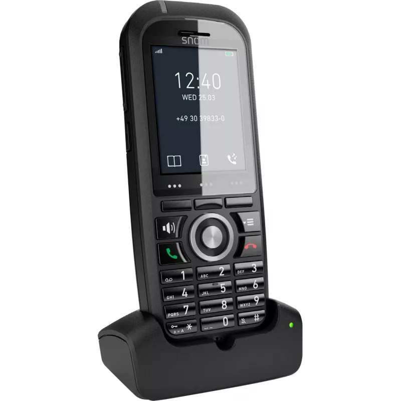 Snom M70 DECT telephone handset Caller ID Black