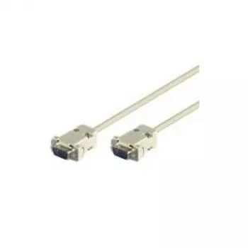 Wentronic Goobay Connection Cable D-SUB, Grey, 2 m - D-SUB/RS-232-Plug (9-pin) > D-SUB/RS-232-Plug (9-pin) (50549)