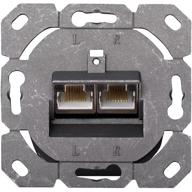 Digitus CAT 5e. Class D. Wall Outlet. Shielded. Surface Mount