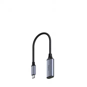 USB-C to HDMI adapter Cudy UH401 — 4K 60Hz, HDMI 2.0, single display, aluminum housing