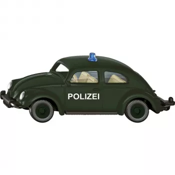 Die-cast VW Beetle Police car by Usorteret Siku model SIE-30475011, scale unspecified, collectible toy vehicle