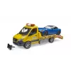 Tow truck BRUDER 02675 Yellow ABS for ages 4+
