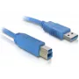 USB Cable DeLOCK 82434 1.8m USB A USB B Blue