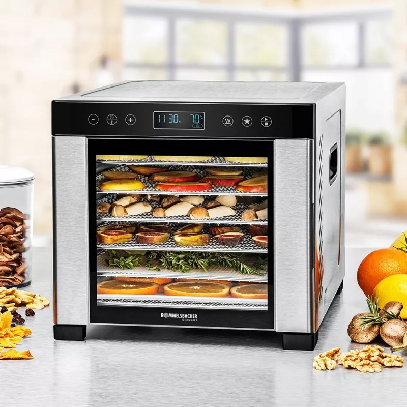 ROMMELSBACHER DA 950, Black, Stainless Steel, Stainless Steel, LCD, 99 h, 6000 cm², 380 x 394 mm
