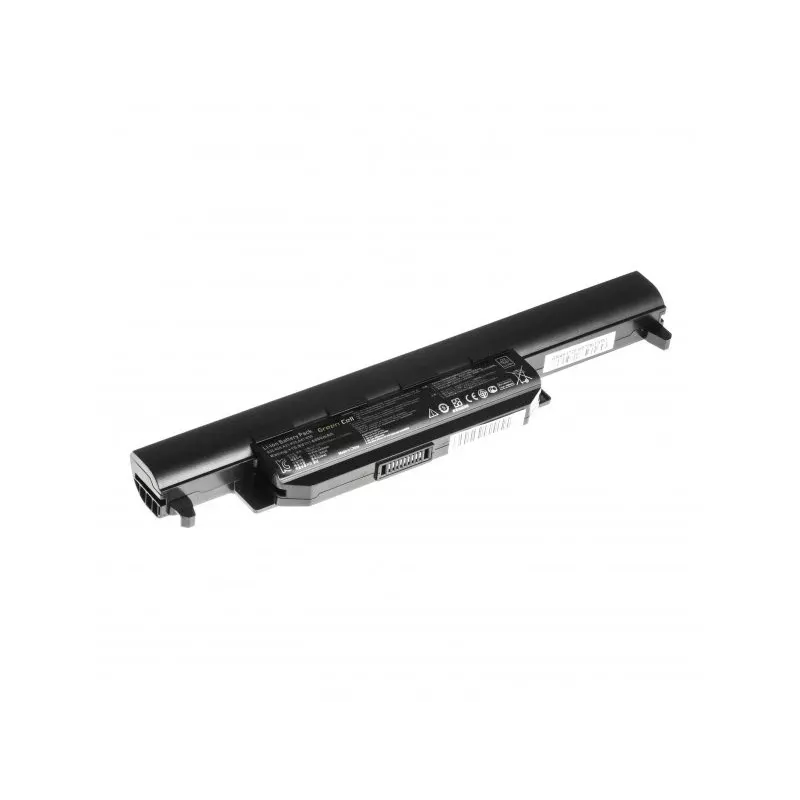 Battery Green Cell AS37 for ASUS R400 R500 R500V R700 K55 Series — Li-Ion 4400 mAh 10.8V, 6 cells, black