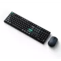 Keyboard Keychron B36 + BM25 full-size 100% QWERTY English, USB + RF Wireless + Bluetooth, scissor switches, black, mouse included