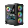 Computer Case Logic Concept Portos ARGB ATX Black