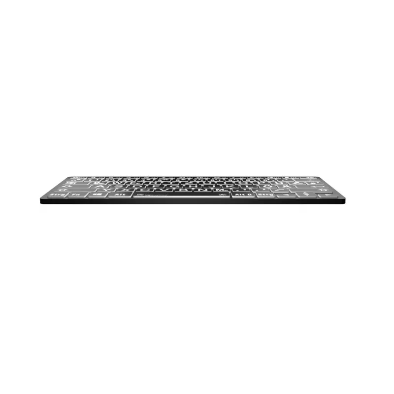 Logickeyboard Universal Bluetooth Keyboard LKB-LPWB-BTPC-DE QWERTZ German Black