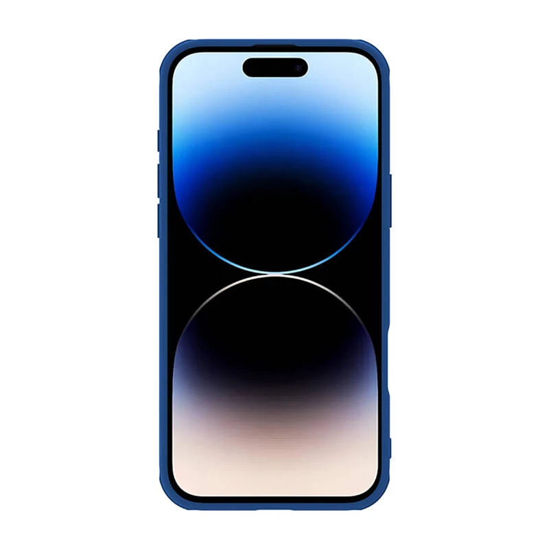 Protective phone case Nillkin CamShield Pro for iPhone 16 Pro Max, blue, sliding camera cover
