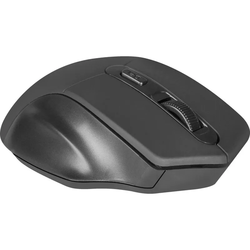 Wireless optical mouse DEFENDER Datum MB-345 RF, ambidextrous/right-hand, 1600 DPI, 3 buttons, USB RF receiver, black