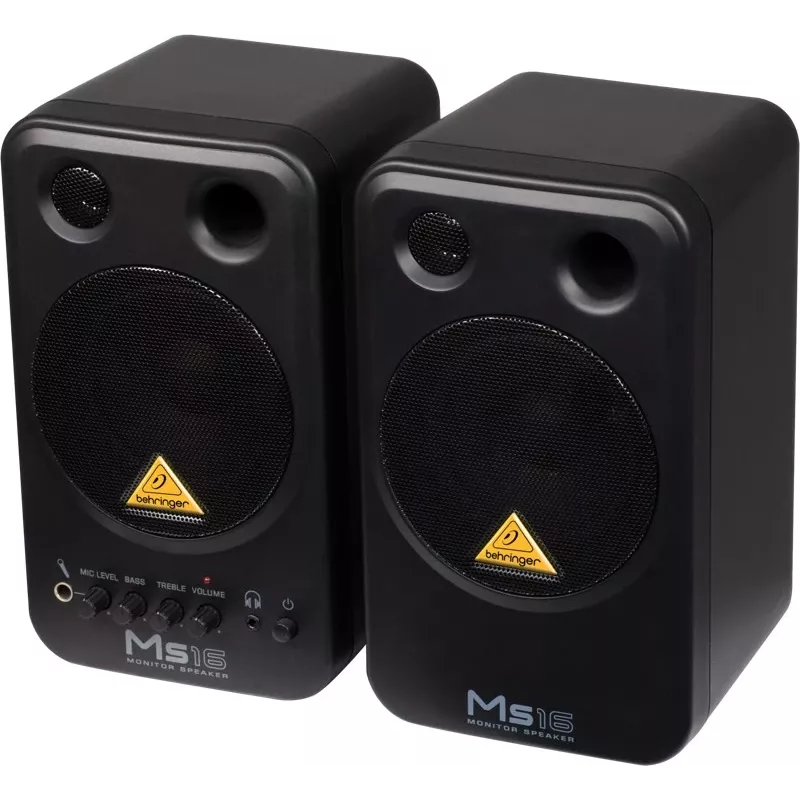 Behringer MS16 loudspeaker 2-way Black Wired 16 W