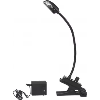 Clamp Light EUROLITE 80702305 LED with adjustable brightness, clip mounting, EU plug
