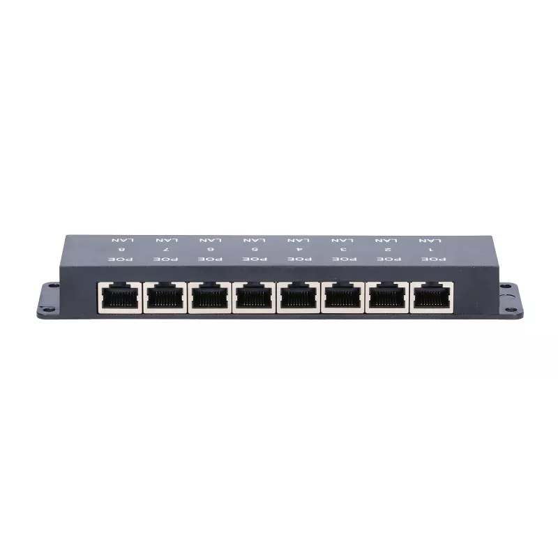Extralink 8-Port PoE Injector, 8x 100Mb/s RJ45