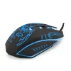 Esperanza MX203 SCORPIO - Mouse - USB - Blue - Hiiri - Optinen - 6 Painiketta - Black