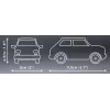 Toy construction set Cobi Youngtimer Collection Fiat 126p el 24531 — 150 pieces