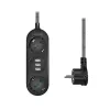 Power Extension LogiLink LPS262U 1.5m 2 AC Outlets Indoor Black