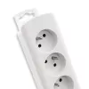 Power Extension Qoltec 50276 1.8m 5 AC Outlets Indoor White