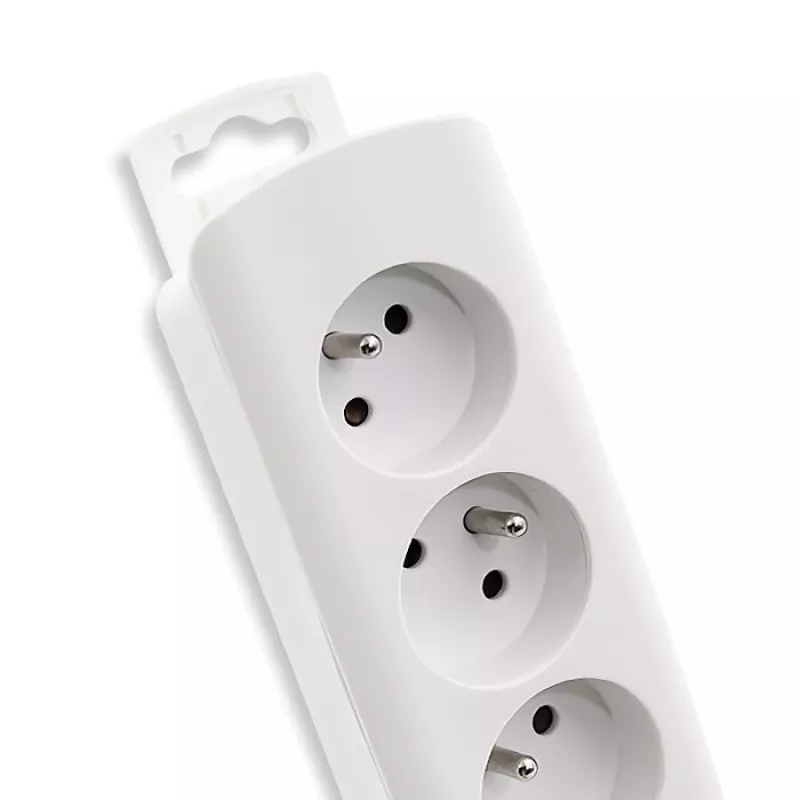 Power Extension Qoltec 50276 1.8m 5 AC Outlets Indoor White