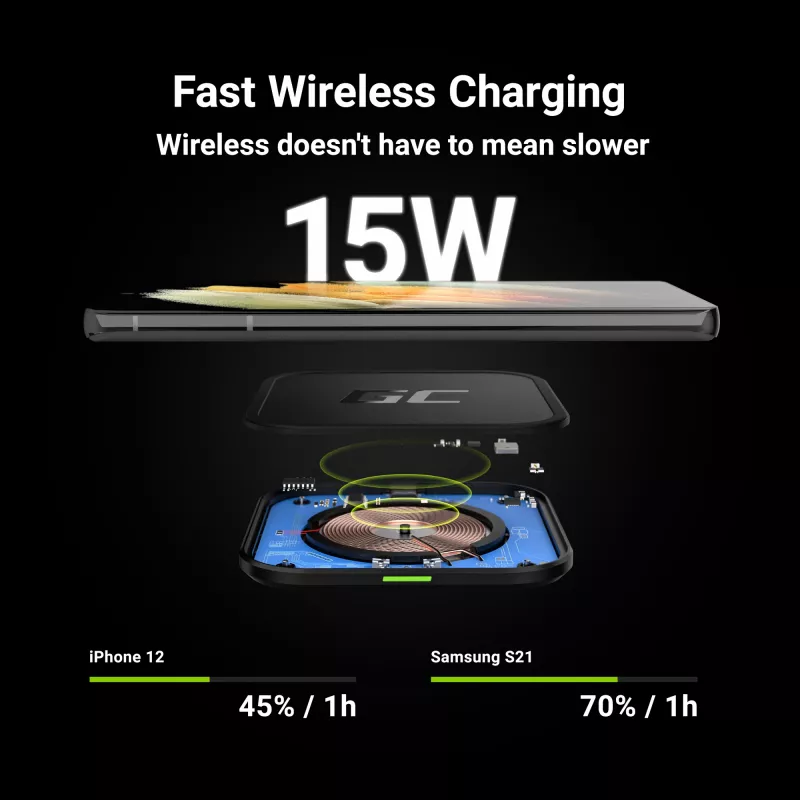 GreenCell AirJuice Qi Wireless Charger (QIGC01)