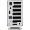 HDD enclosure OWC Mercury Elite Pro Dual White for 2× 3.5 inch SATA drives, RAID 0/1/SPAN, USB Type‑B