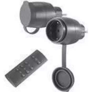 REV - Smartplug-Kit - mini - Wireless - 433,05 - 434,79 MHz - Black (0085600503)